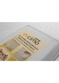 Resim Evcimo Home %100 Sıvı Geçirmez Alez Yatak Koruyucu Çift Kişilik 200x200 Cm Beyaz 