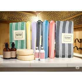 Resim Açık Pembe %80 Pamuk 175x96cm Peştemal Püsküllü Banyo Havlusu M1 Açık Pembe 