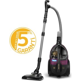 Resim Philips Marathon Toz Torbasız Elektrikli Süpürge, 899W, Powercyclone 10, Süper Turbo Fırça, Sert Zemin Başlı 