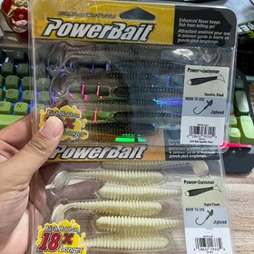 Resim STRIKEKINGRT Yüzücü Yumuşak Balıkçılık Yem - 18x Daha Uzun Gerçek Tasarım, 3 Treble saç tokası ve 3 Ağırlıklı saç tokası ile Büyük Konu T-Tail Solucan Yem, Bass Trout Tatlısu Balıkçılığı için Çok Renkli Yumuşak Plastik, Balıkçılık Yemleri ve Yemler, Gerçekçi Balık Tasarımı, Dayanıklı Balıkçılık Yem 