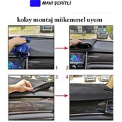 Resim Fıat Egea-cross Tablet Ekran 2019-2022 3d Özel Yeni Torpido Panel Koruyucu Kılıf - Mavi Şerit 