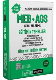 Resim Pegem 2026 Meb-ags Eğitimin Temelleri Ve Türk Milli Eğitim Sistem 