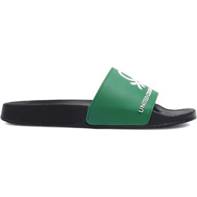 Resim Benetton Siyah - Yeşil Erkek Plaj Terliği BN-1271 