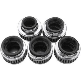 Resim 2 Adet Motosiklet Modifikasyon Aksesuarları 110 125 150 200 250cc Silindirik Hava Filtresi Hava Temizleyici, 45 Mm 