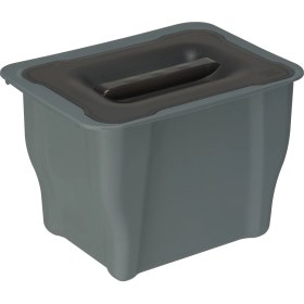 Resim Pelikan Joker Çok Amaçlı Mutfak Çöp Kovası Yüksek Kalite Plastik 5 Litre-Antrasit 