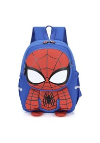 Resim Marvel Spiderman 3d Anaokulu Çantası Mavi Spiderman 