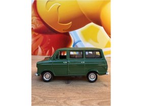 Resim Scntoys Ford Minibüs Sesli Işıklı Çekbırak Havalı Korna Ford Transit Minibüs Nostalji Metal Kaplar Açılır 