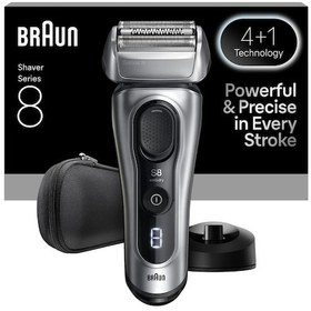 Resim Braun Series 8 Elektrikli Tıraş Makinesi, Islak Ve Kuru, Şarj Standı, 8617s 1 Saat 