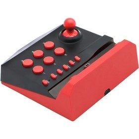 Resim Didadodo Nintendo Switch Oyun Kumandası - Usb Bağlantılı, Plug & Play, Turbo Fonksiyonlu Siyah/kırmızı Siyah/yeşil, Optik Tasarım 