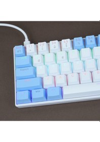 Resim H61k Rgb Kablolu Mekanik Klavye 61 Tuş, 21 Tuş Anti-ghosting, Çoklu Platform Uyumlu 