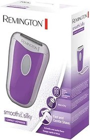 Resim Remington kadın tıraş makinesi Compact smooth&silky WSF4810, açılı tıraş başlığı, ıslak ve kuru uygulamalar, beyaz/lila 