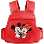 Resim Çocuklar İçin Ayarlanabilir Kaymayı Önleyici Güvenlik Kolonu Kırmızı 