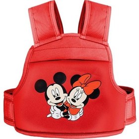 Resim Çocuklar İçin Ayarlanabilir Kaymayı Önleyici Güvenlik Kolonu Kırmızı 