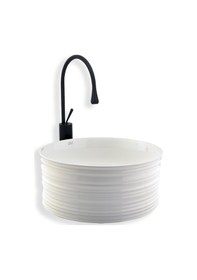 Resim Eva Banyo Lena E-2104 Tezgah Üstü Porselen Lavabo 