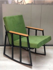 Resim Adımshops Sallanır Koltu Tv Koltuğu Kafe-balkon-mutfak-berjer-ofis-salon Tekli Koltuk Yeşil 