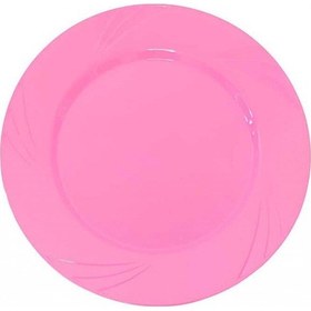 Resim Tabak Kristal 22,5 Cm Pembe Pk:6 +3 