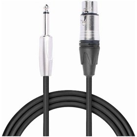 Resim POWERMASTER LD379B 6.3MM MONO ERKEK + CANON DİŞİ 15 METRE KABLO 