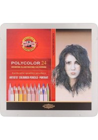 Resim Koh-i-noor Polycolor Kuru Boya Kalemi 24lü Set Portrait Diğer 