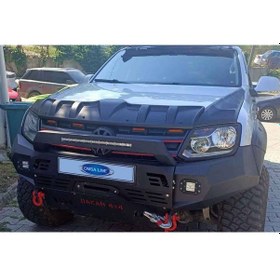 Resim Vw Amarok Dragon Ön Kaput Koruyucu 3 Parça 2010 Ve Sonrası 