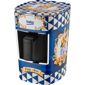 Resim Beko Chiara Alessi Bkk 2300 Cb Capri Blue Türk Kahve Makinesi 