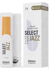 Resim D'addario Orsf05tsx2s Organic Select Jazz Filed Tenor Saksafon Kamışı No: 2 Soft Profesyonel/caz - 5'li Paket Dosyalı Filed Kesim Ve Yeni Başlayanlar İçin Kolay Çalım 