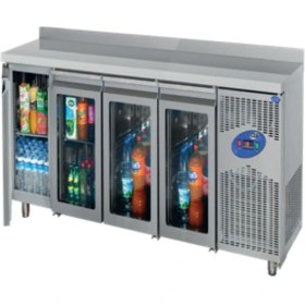 Resim CSA Karacasan 632 Lt (430 Çelik) 240 cm Dört Kapılı 700'Lük Tezgah Tipi Buzdolabı 