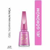 Resim Flormar Jelly Look Yoğun Pigmentli ve Jel Görünümlü Oje JL39 Sweet Orchid 