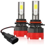 Resim Dofolink Motorsiklet Ve Araba Led Farları - 6000lm 6000k Soğuk Beyaz, 30w Ip65 Su Geçirmez, 360 Derece Aydınlatma H7, H11, 9005 Vb. Seçenekli 