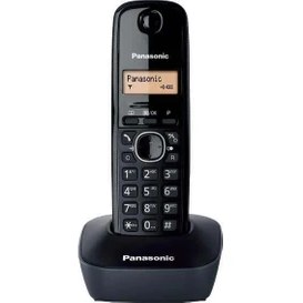 Resim Panasonıc KX-TG1611 Dect Siyah Telsiz Telefon 