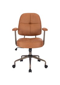 Resim New York Çalışma Sandalyesi - Kahverengi 65x96,5-102,5x68 Cm Kahverengi 