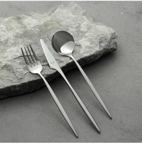 Resim Hisar Portofino 84 Parça 12 Kişilik Çatal Kaşık Bıçak Takımı Inox 