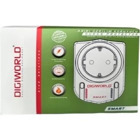 Resim Digiworld Smart Akım Korumalı Priz Tekli 250V 