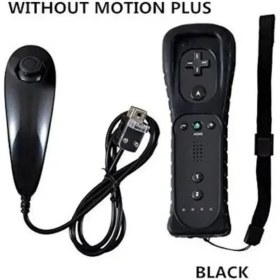 Resim Papajack Not Motıon Plus-Nintend Wii 2 In 1 Set Için Kablosuz Bluetooth Joystick Uzaktan Kumanda Sync Gamepad Sol El/nunchuck Opsiyonel Motion Plus (Yurt Dışından) 