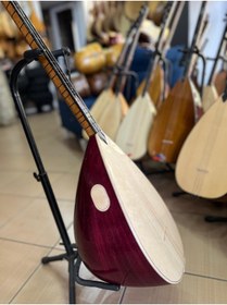 Resim Bircanmüzik Özel Seri Morgül Ağacı 42 Tekne Profesyonel Kısa Sap Bağlama (soft kılıf, yedek tel ve mızrap hediye) 