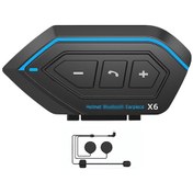 Resim Teltree Bt5.0 Motorcycle Kulaklık Mikrofonlu Kask İnterkom Seti, Su Geçirmez, Gürültü Önleyici, Otomatik Yanıtlama, Stereo Müzik, 800mah Pil 