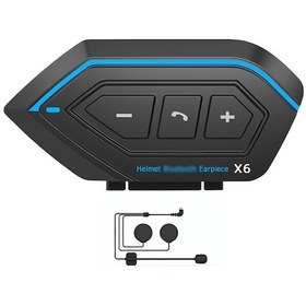Resim Teltree Bt5.0 Motorcycle Kulaklık Mikrofonlu Kask İnterkom Seti, Su Geçirmez, Gürültü Önleyici, Otomatik Yanıtlama, Stereo Müzik, 800mah Pil 