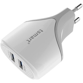 Resim Tsmart Android Şarj Kablolu 2Usb Seyahat Şarj Seti 