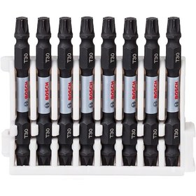 Resim Bosch Impact Ctrl Çift Taraf 8'li T30 65mm Vidalama Ucu Paketi - 2608522341 