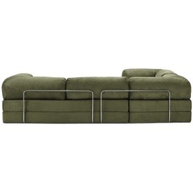 Resim Legom Modüler Koltuk Takımı L Koltuk Sünger Yatak Kanepe Suyeşili 