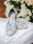 Resim PATİK BEBE KIZ ÇOCUK PRENSES MİNİK TOPUKLU GÜMÜŞ RENKLİ ŞIK ABİYE AYAKKABI 