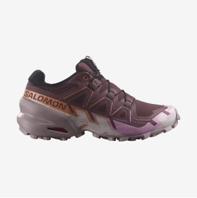 Resim Salomon SPEEDCROSS 6 W Bordo Kadın Koşu Ayakkabısı 