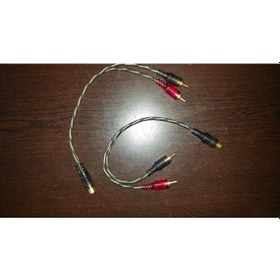 Resim Amfi Kablosu Çoğaltıcı Rca Y Çatal Kablo 