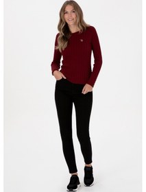 Resim U.S. Polo Assn. Kadın Siyah Skinny High Waist Fit Jean Pantolon 50307812-DN0027 
