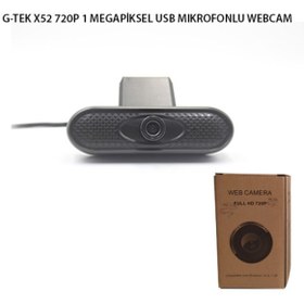 Resim AyrStore G-TEK X52 720P USB MIKROFONLU WEBCAM 
