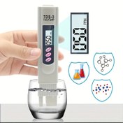 Resim 1/2 Adet Gelişmiş TDS Su Test Cihazı, 0-990ppm Yüksek Hassasiyet, Dijital Ekran, Pille Çalışan pH Metre Akvaryumlar, Endüstriyel Su Kalitesi Test Kalemi, Filtre Arıtma Test Aracı Aksesuarı 