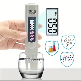 Resim 1/2 Adet Gelişmiş TDS Su Test Cihazı, 0-990ppm Yüksek Hassasiyet, Dijital Ekran, Pille Çalışan pH Metre Akvaryumlar, Endüstriyel Su Kalitesi Test Kalemi, Filtre Arıtma Test Aracı Aksesuarı 