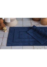 Resim Apricitas 2 Li Banyo Paspası Frame Navy Lacivert 
