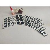 Resim Kom Charger Beyaz Kalıcı Lastik Yazısı Charger Sticker 8 Kit 