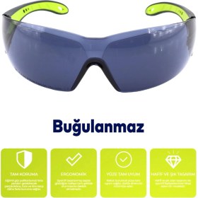 Resim Nzb Bisiklet Koşu Motorcu Outdoor Güneş Gözlüğü Uv Korumalı Sporcu Bisikletçi Buğulanmaz Gözlük Füme Silikon Kulaklık 