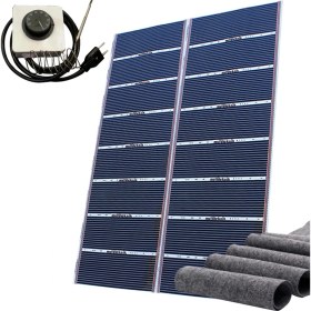 Resim Multiteknik Halı Altı Isıtıcı Analog Termostatlı Keçeli Kullanıma Hazır - 160X200 